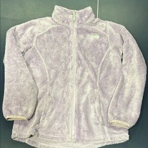 The North Face girls full zip up fleece